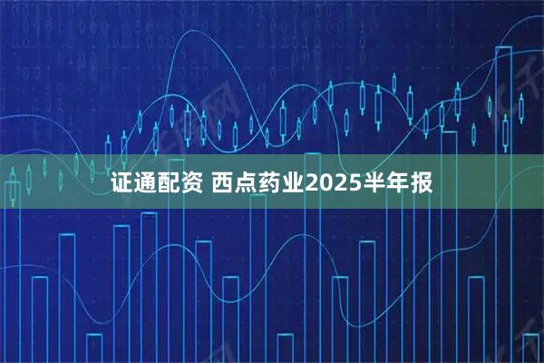 证通配资 西点药业2025半年报